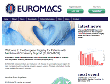 Tablet Screenshot of euromacs.org